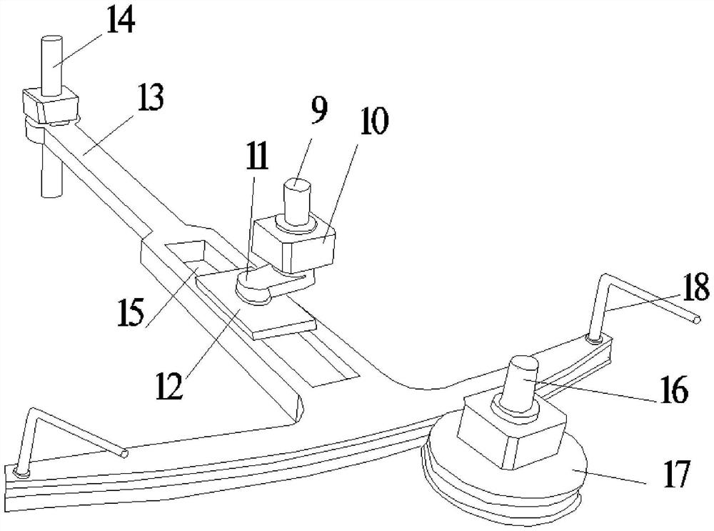 Front-back and left-right position adjusting device for intelligent sofa