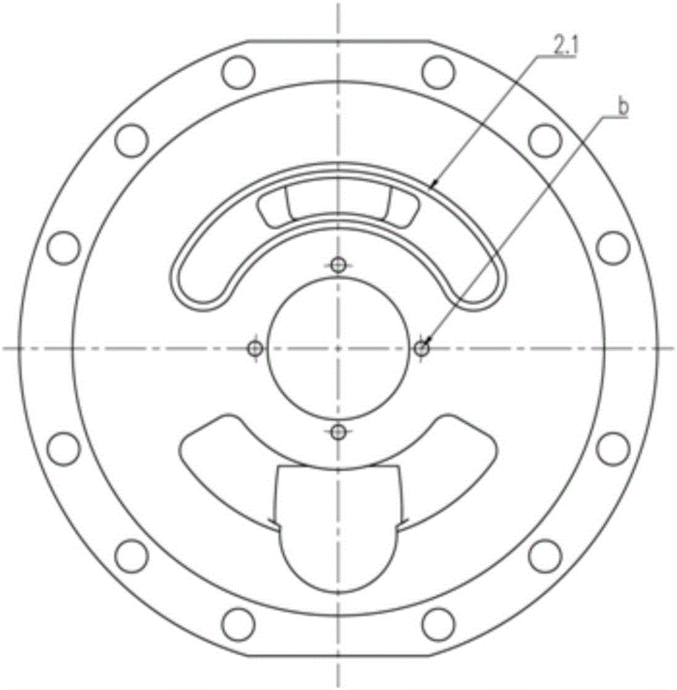 Forced return disc flow distribution plunger type water pump