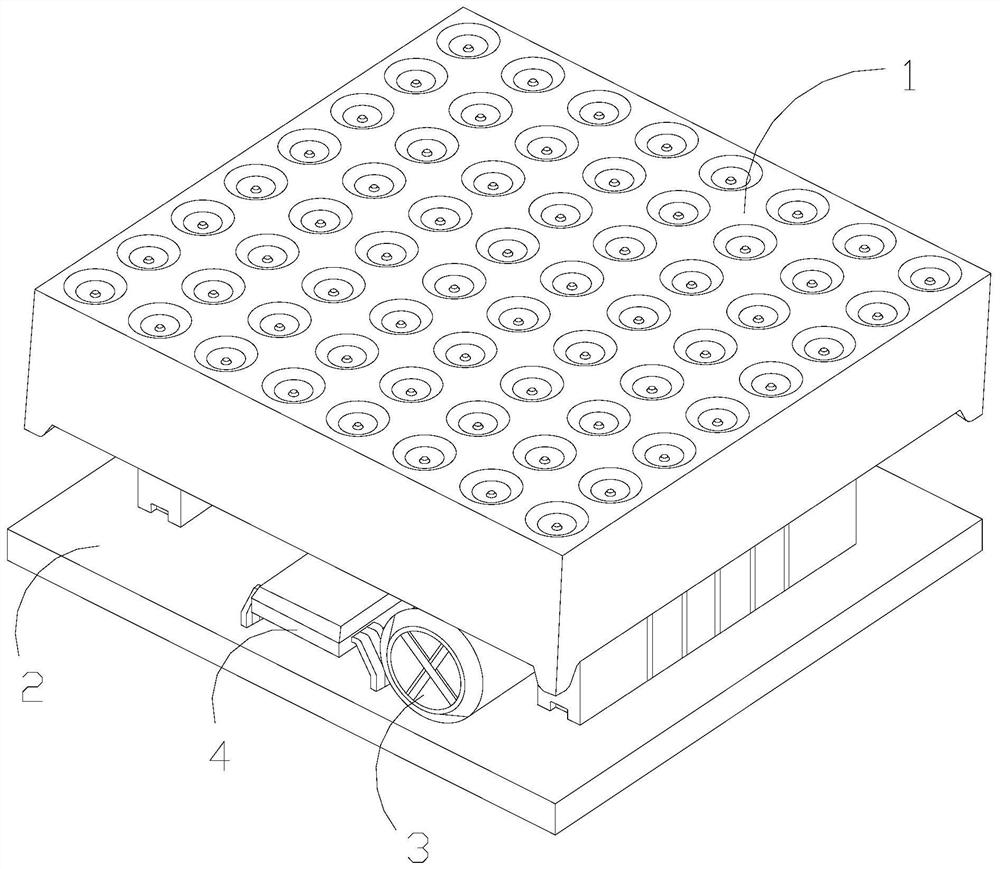 Semiconductor lamp with heat dissipation support