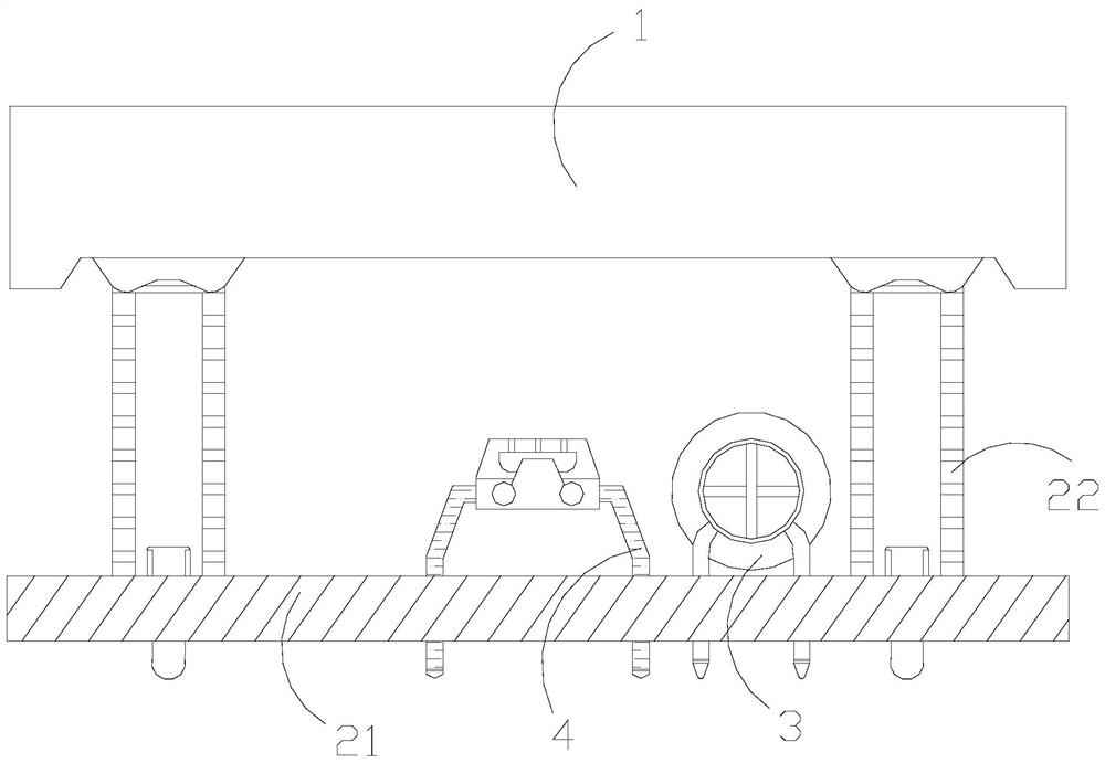 Semiconductor lamp with heat dissipation support