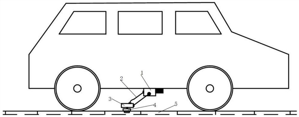 Contact type vehicle traveling charging device and charging method thereof