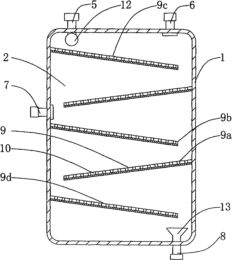 Polymerization reaction device for preparing polylactic acid