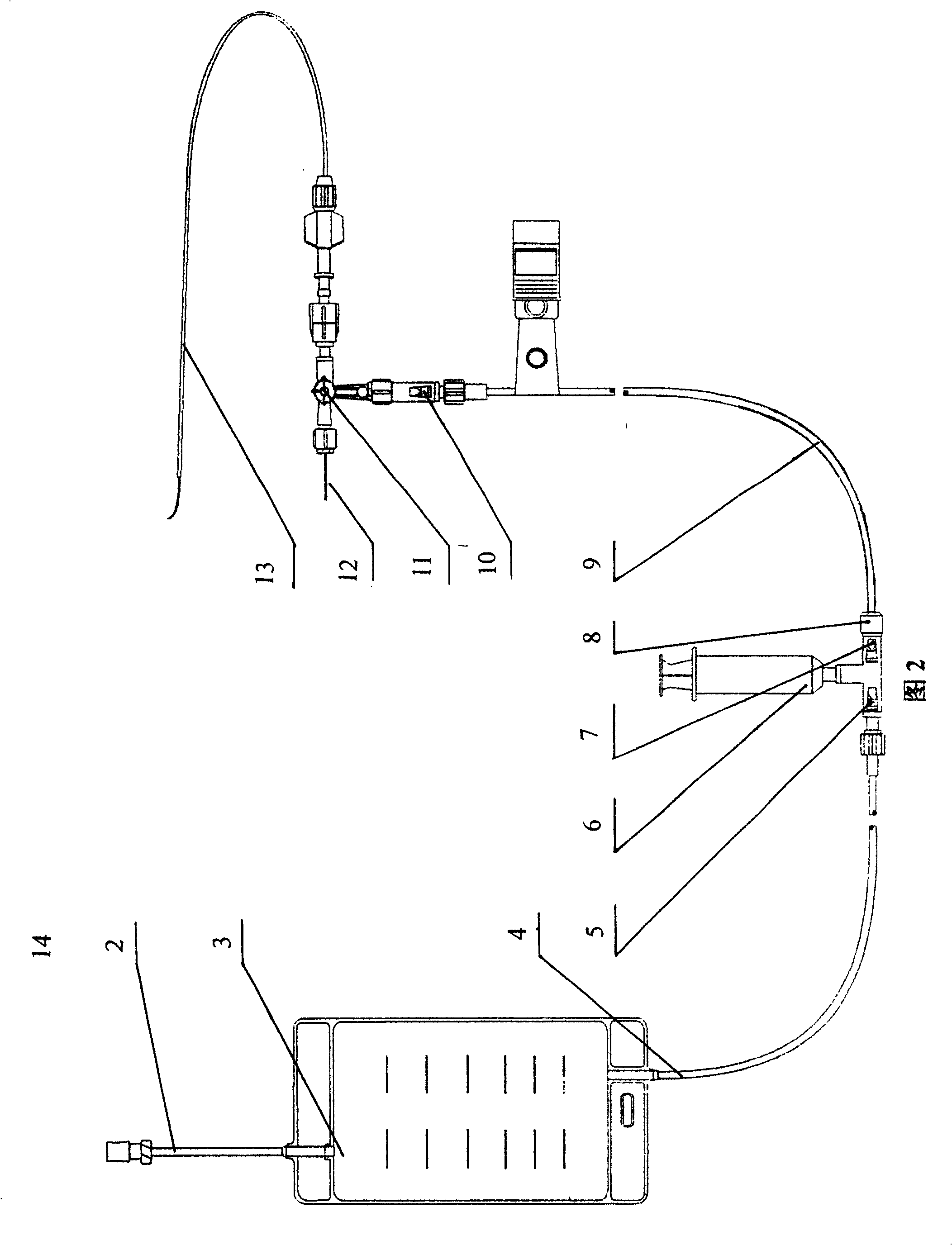 Thromboembolism agent, storage and releasing device thereof