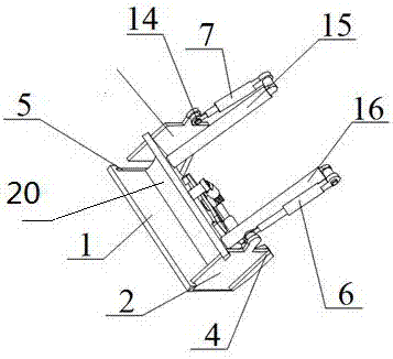 Narrow loader multifunctional side-dumping bucket suitable for single track railway tunnel