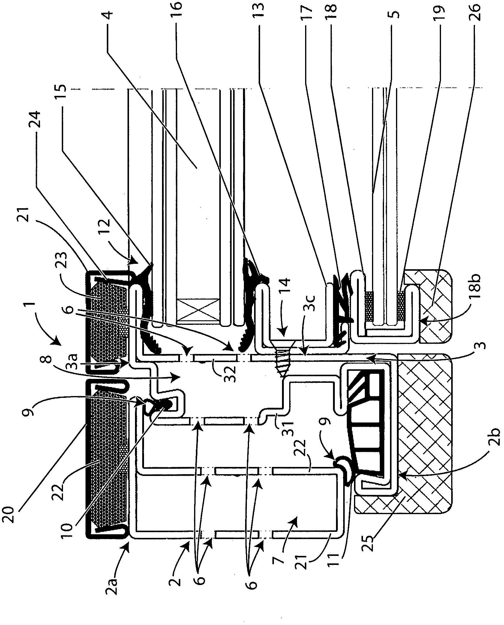 Casing For Openings Of Buildings With Enhanced Thermal Insulation Capacity