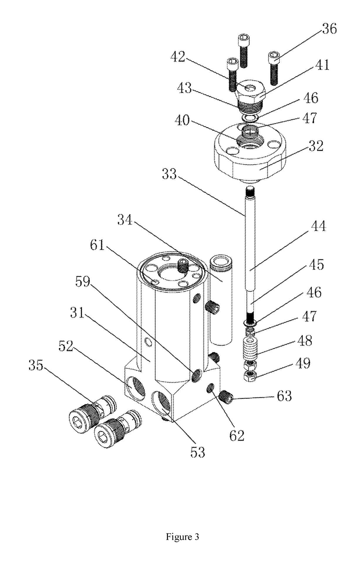 Metering device and metering method for metering carbon dioxide flow