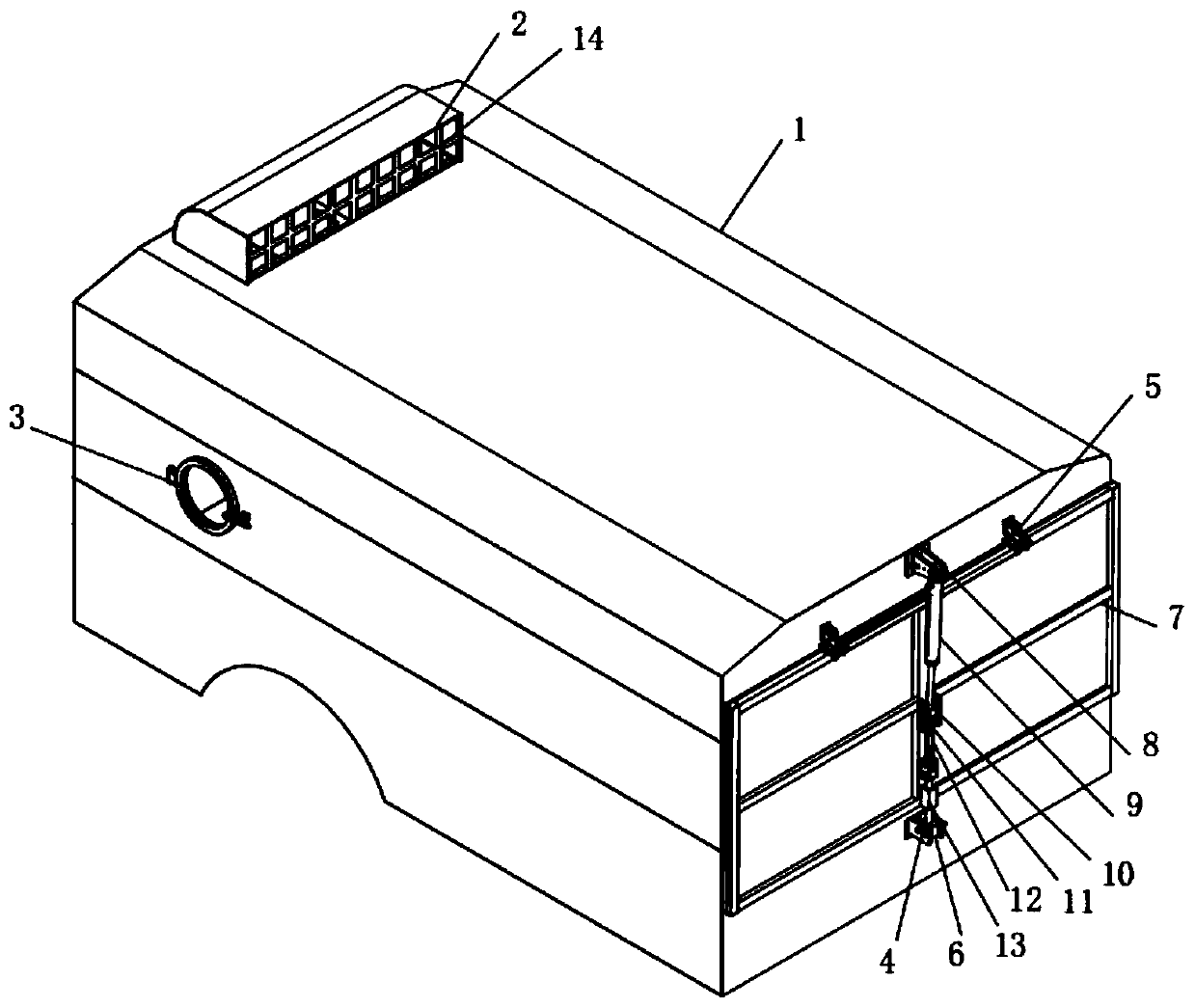 Trimming control system of greening comprehensive maintenance vehicle and implementation method thereof