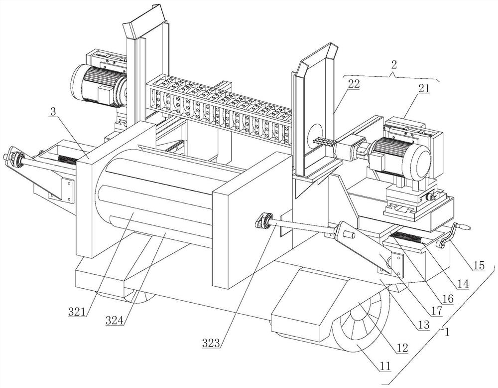 An integrated tillage and seeding device for vegetable planting