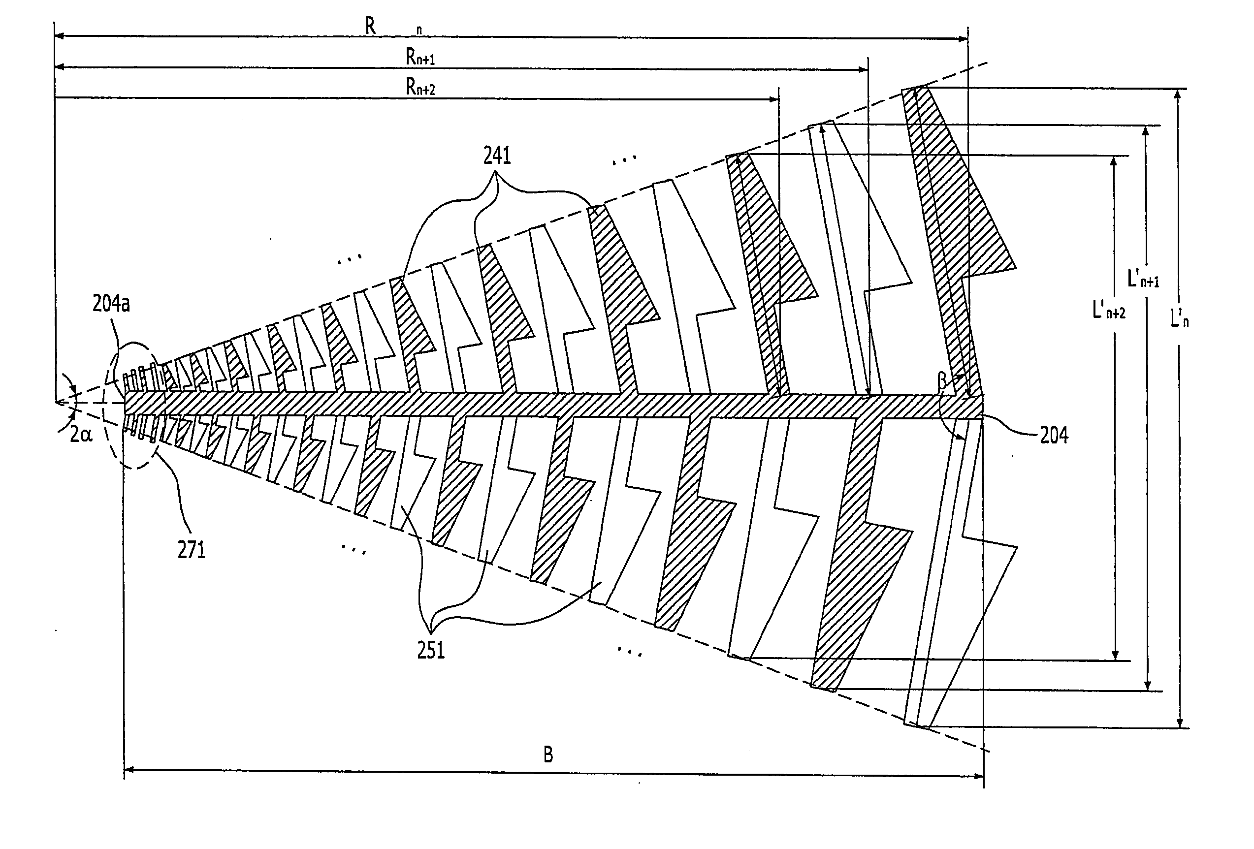 Log periodic antenna