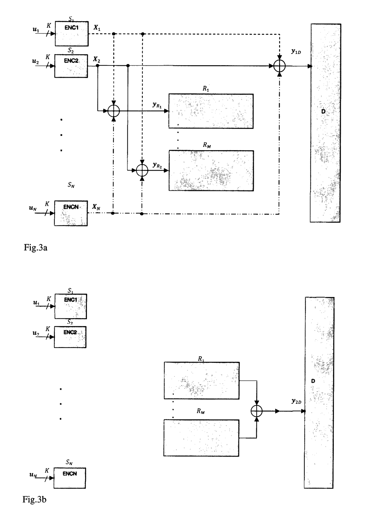 Method of transmitting a digital signal for a semi-orthogonal MS-marc system, and a corresponding program product and relay device