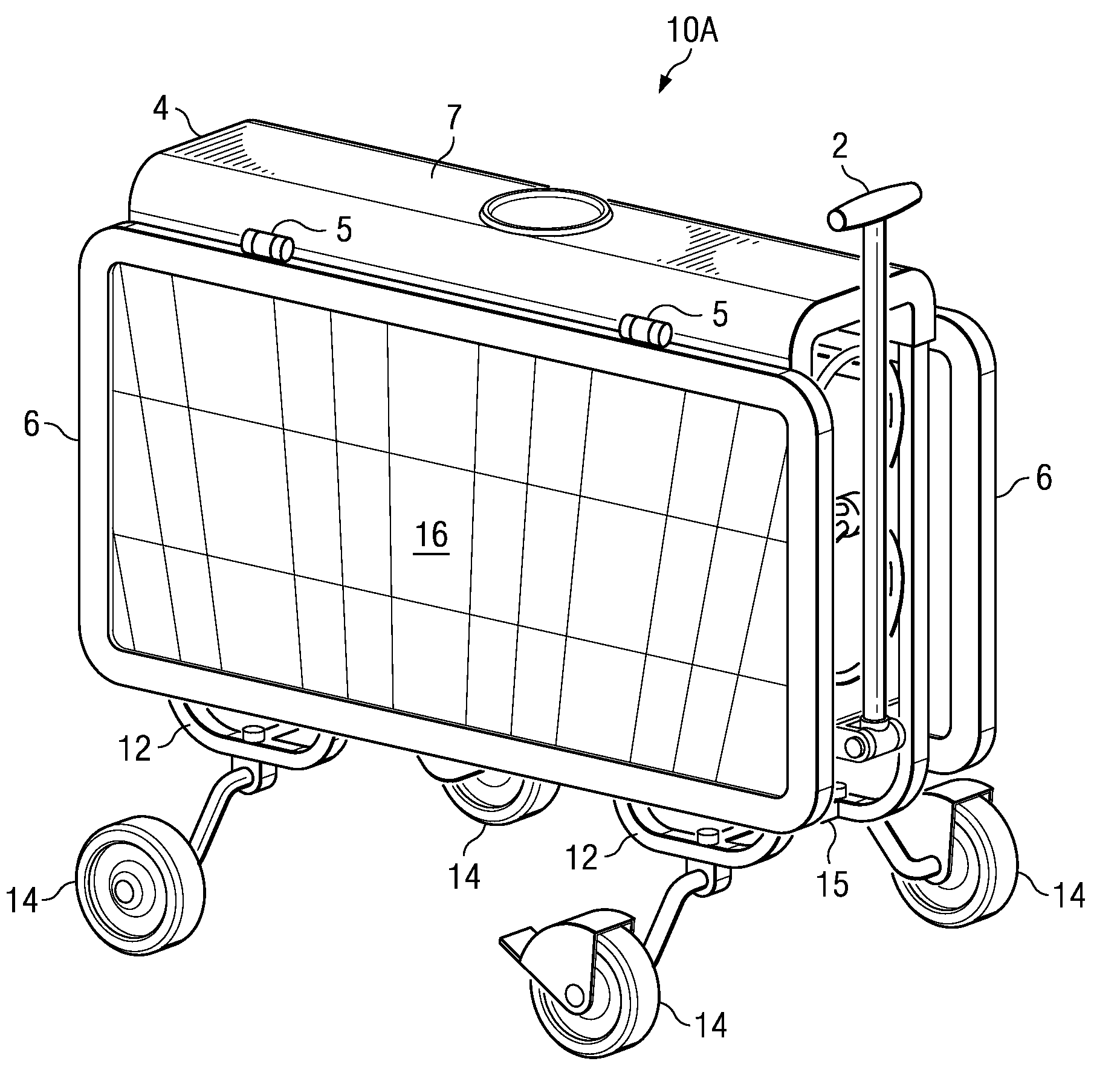 Portable solar power source