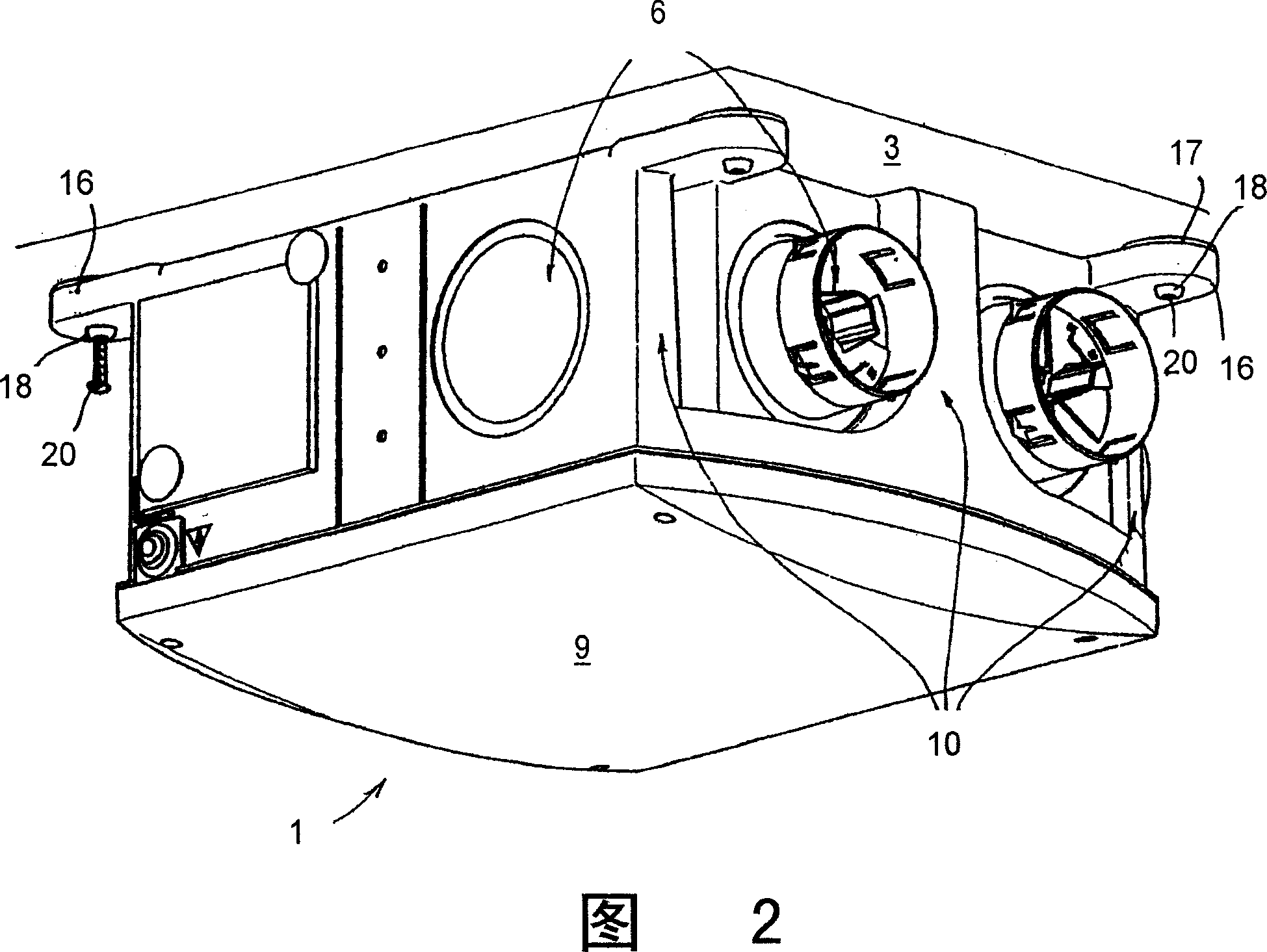 Sound-proof ventilation unit