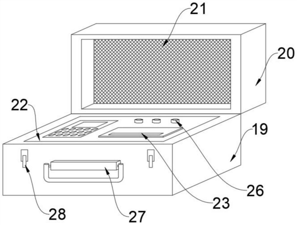 Highway subgrade surface flatness measuring instrument