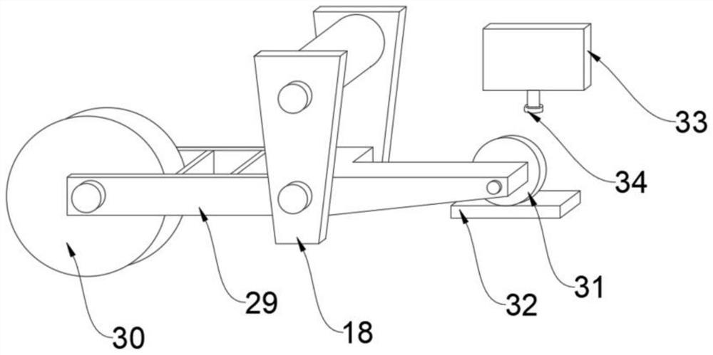 Highway subgrade surface flatness measuring instrument