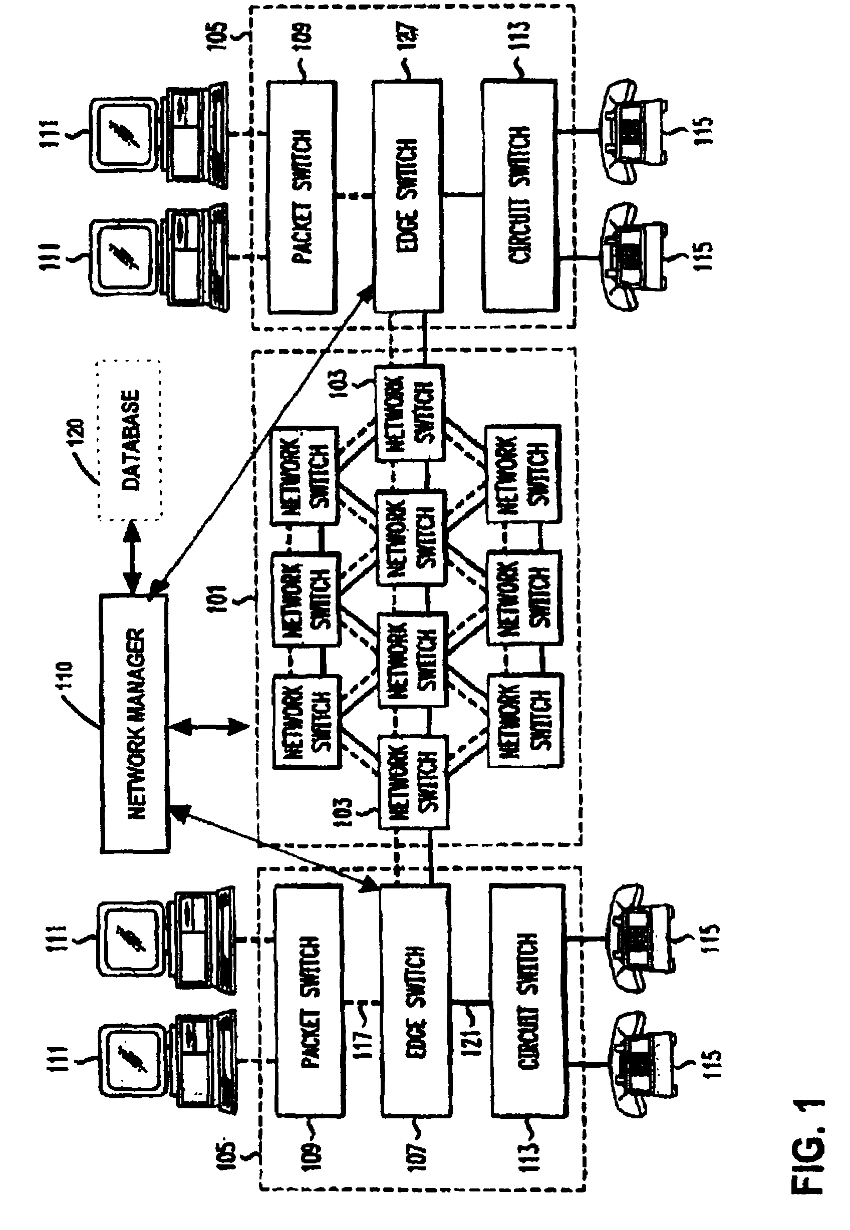 Apparatus, system and method for managing circuit and packet-switched calls on a network