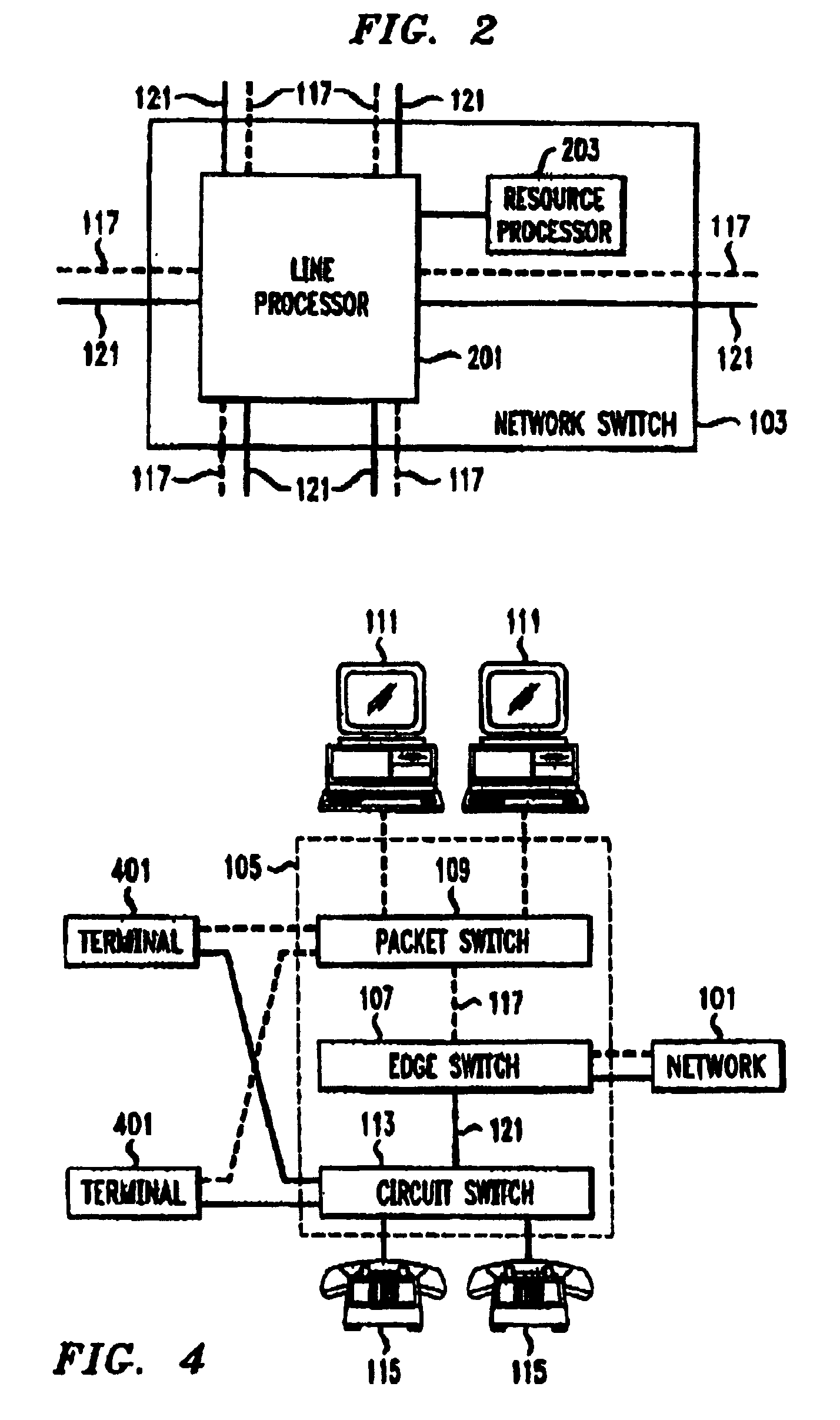Apparatus, system and method for managing circuit and packet-switched calls on a network