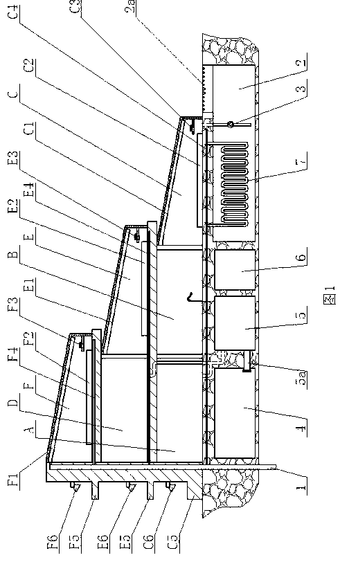 Solar stair-type multiplayer ecological greenhouse for animals and plants