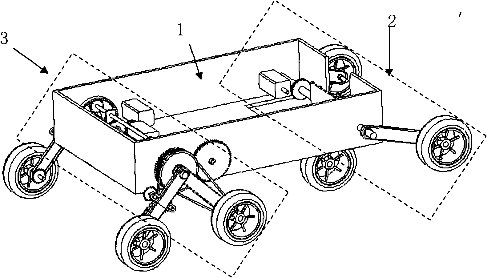 Wheel-leg combined type mobile robot platform