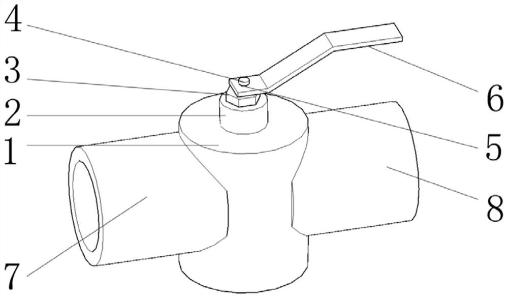 Novel welding ball valve