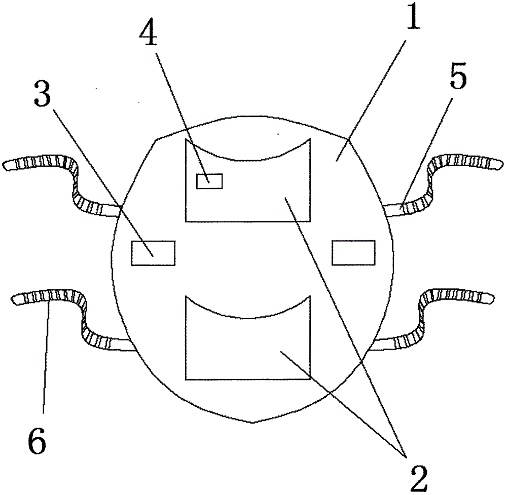 Thoracic-abdominal belt specially used for achieving fixed bandaging function after cardiac surgical operation