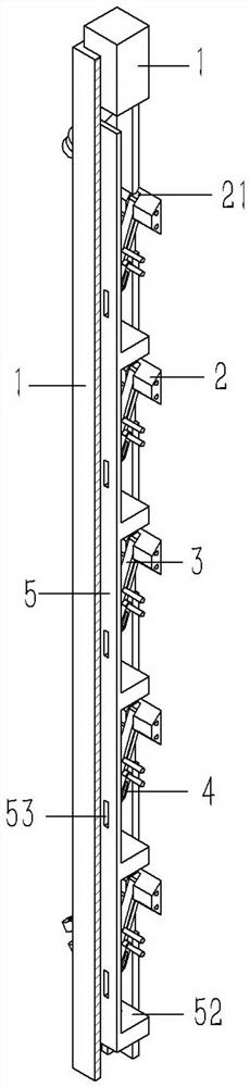 Protective window reinforcing handrail convenient to assemble and connect