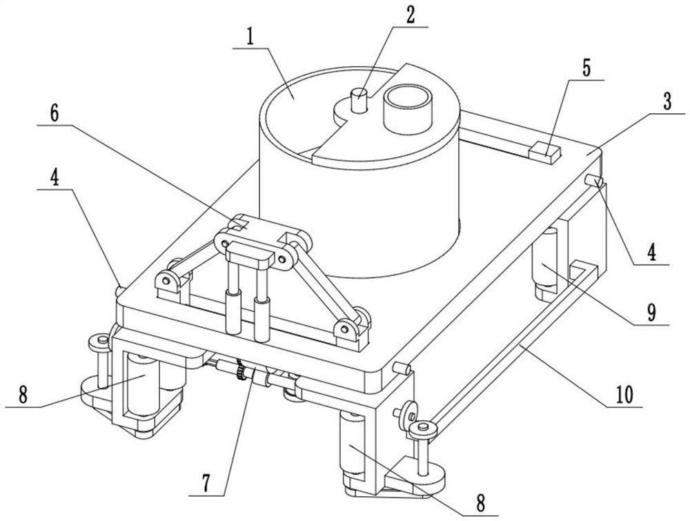 Device and method for rapid pouring of building walls