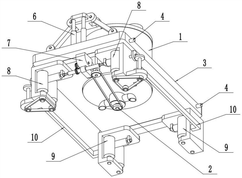 Device and method for rapid pouring of building walls