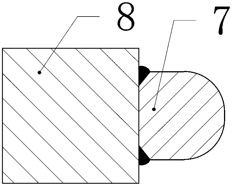 An umbrella type steel wire rope pushing device