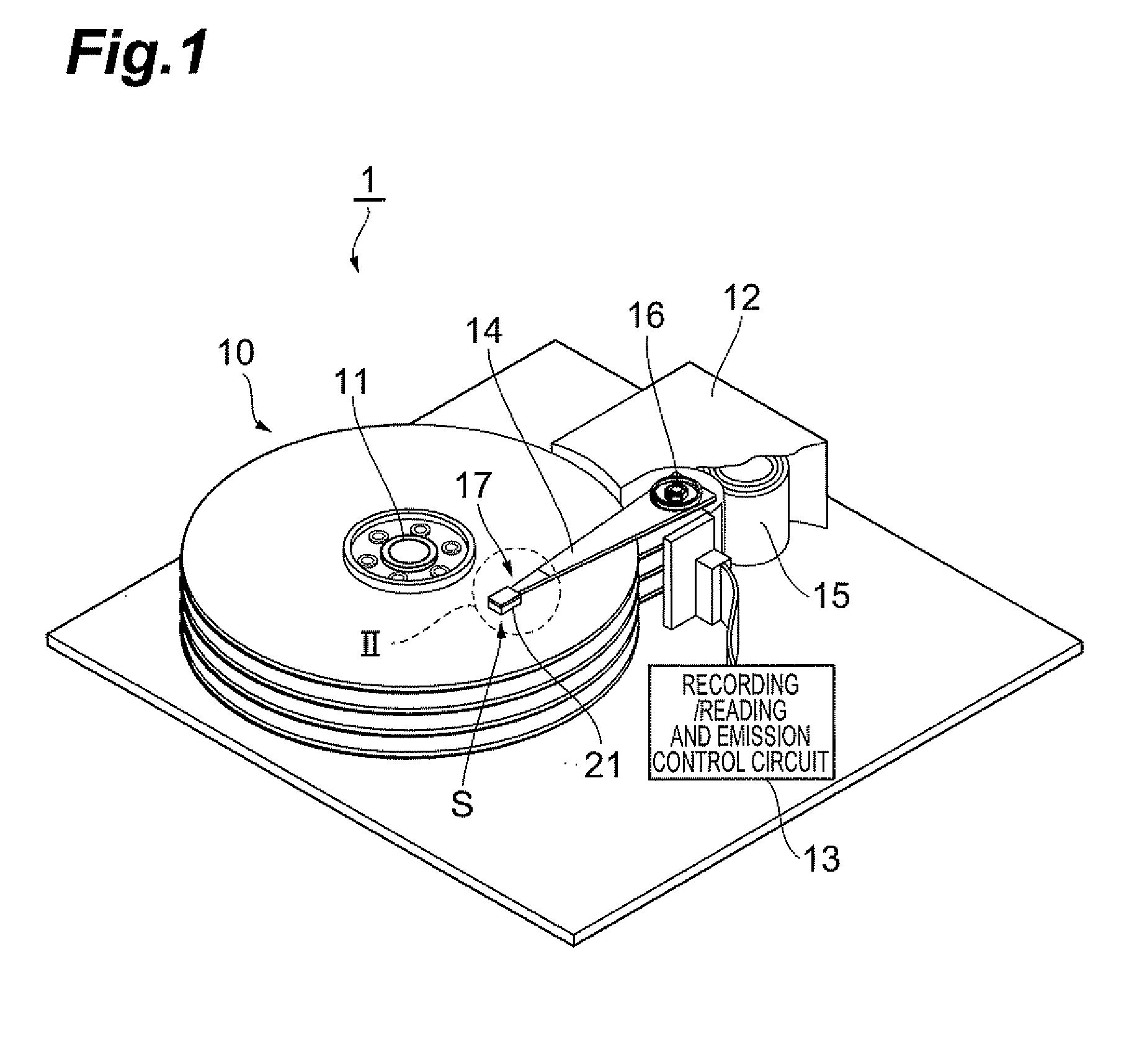Thermally assisted magnetic head with optical waveguide and light shield