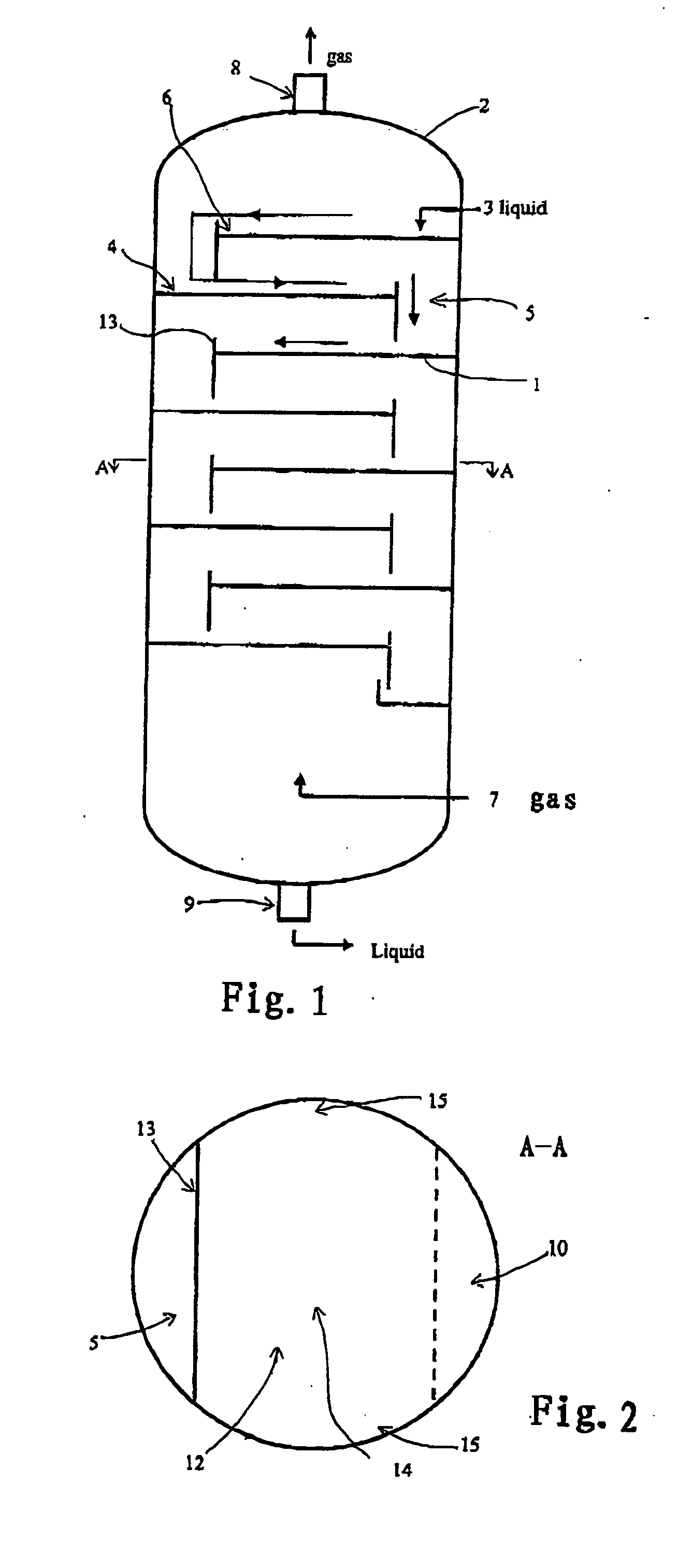 Gas-liquid contact tray with fixed valves for mass transfer