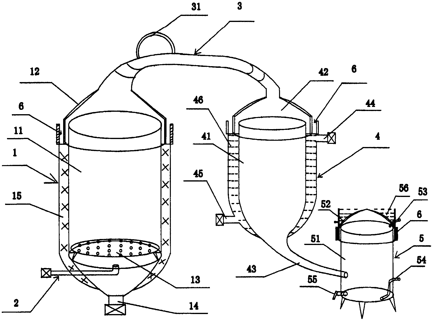 Natural d-borneol extraction equipment