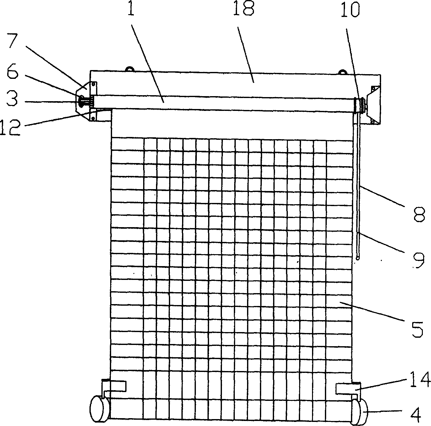 Lottery winning number shaft-type recording system