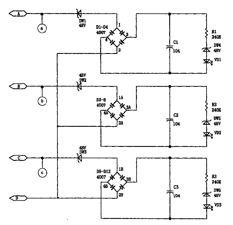 Indoor high-voltage charge display device