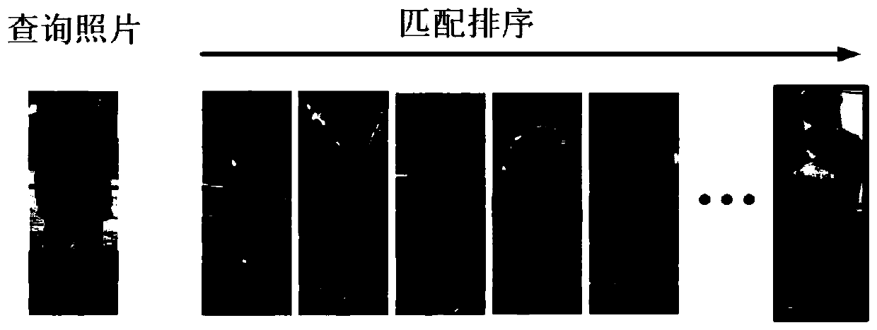 Counter-reconnaissance escape attack method for deep pedestrian re-identification system