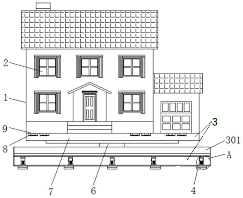 Building information model with lighting structure and convenient to disassemble