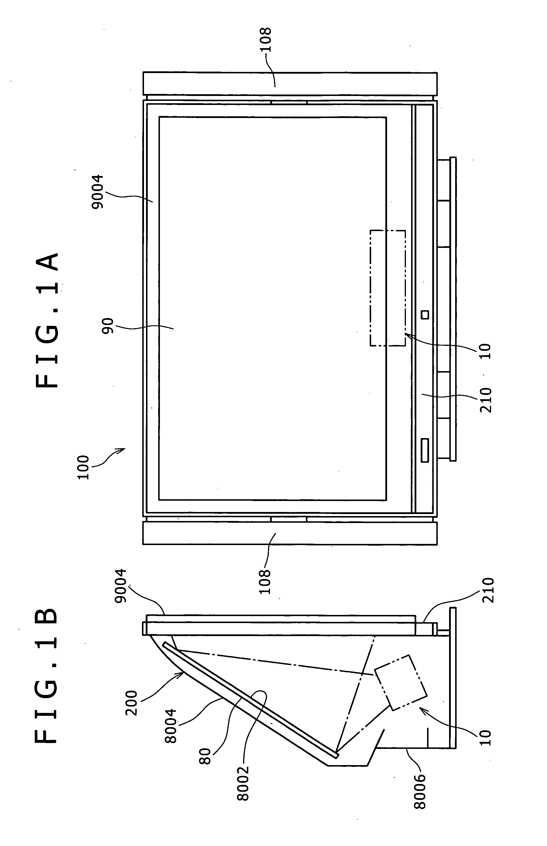 Projector unit and projection television apparatus