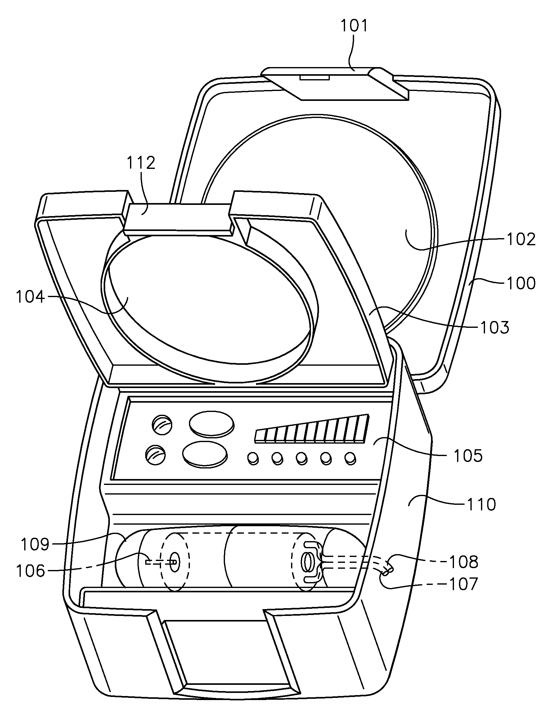 Dual-compartment, dual-function cosmetic container and therapeutic device