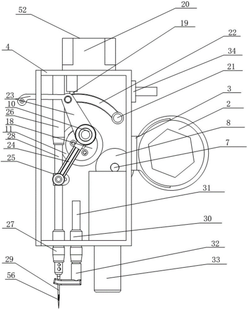 Multi-needle fine-adjustment computerized sewing machine