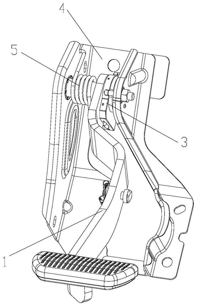 Brake pedal assembly and vehicle