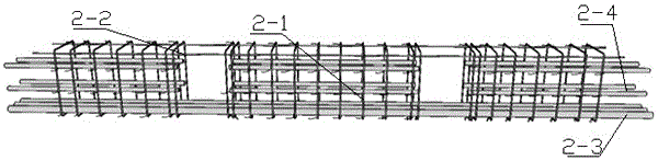 Composite concrete prefabricated beam