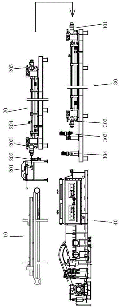 Full-automatic steel tube rolling system