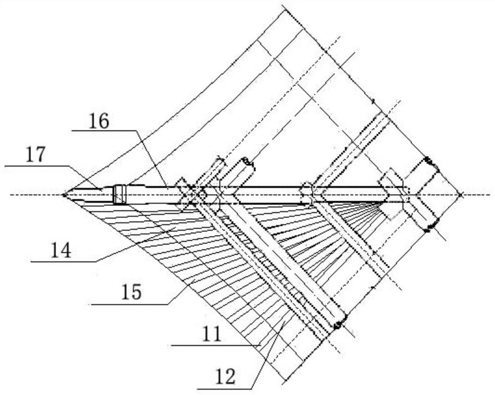 Pseudo-classic architecture concrete cornice roof component mounting construction method