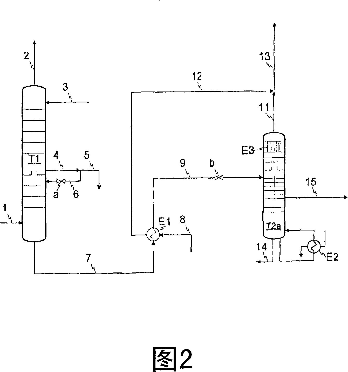 Process and device for regenerating the loaded washing agent in a physical gas wash