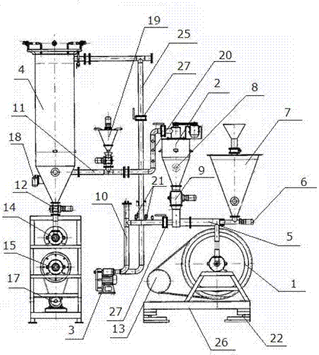 Aluminum powder production device