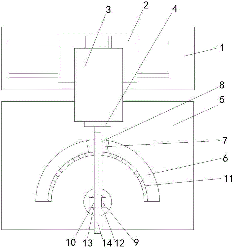 Multi-angle adjusting cutting device of copper pipe