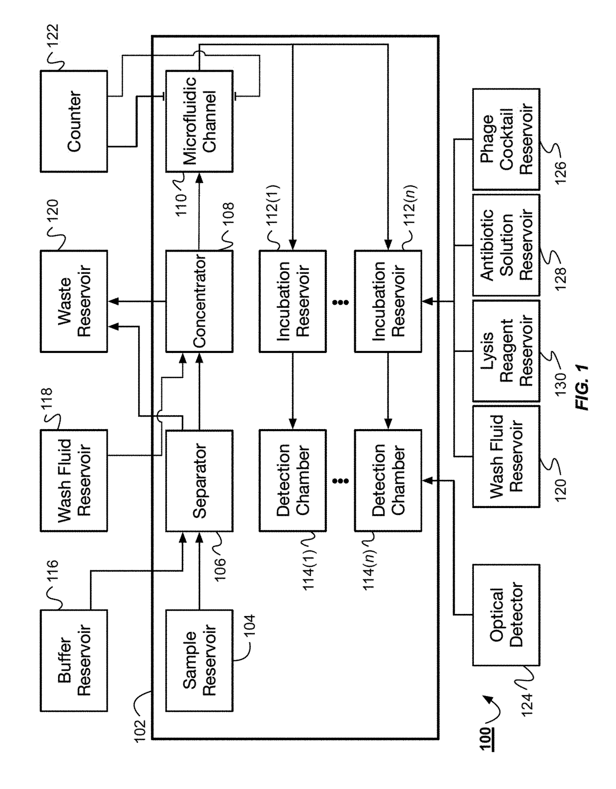 Bacteria identification and antibiotic susceptibility profiling device
