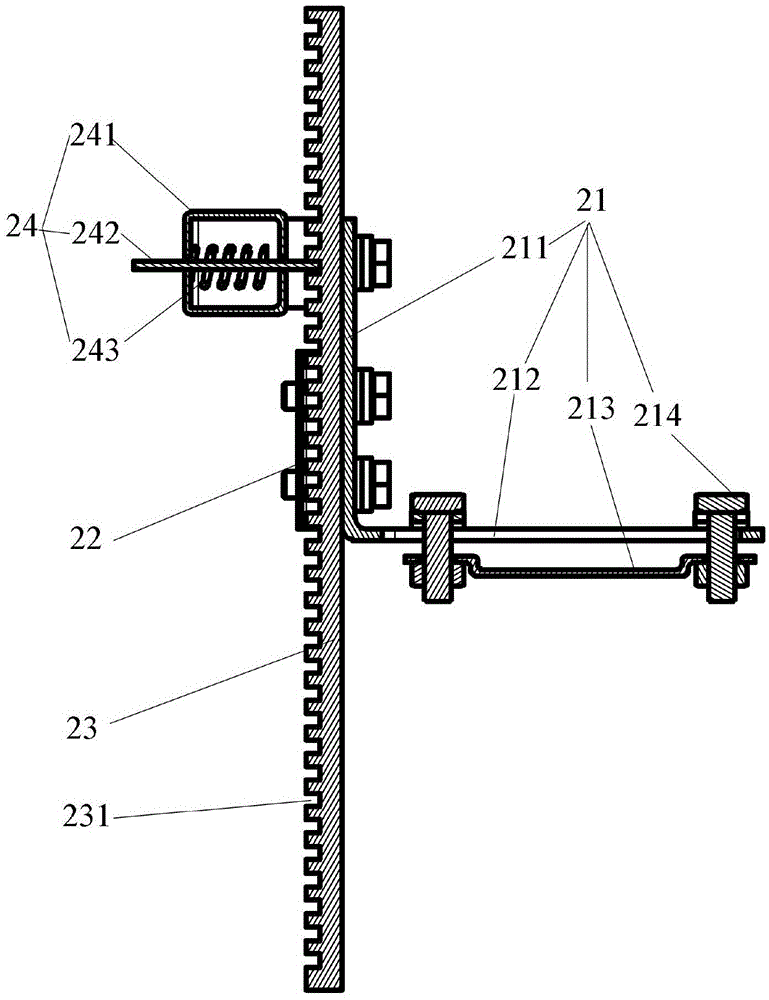 Limiting device for vehicle accelerator pedal and vehicle with the same