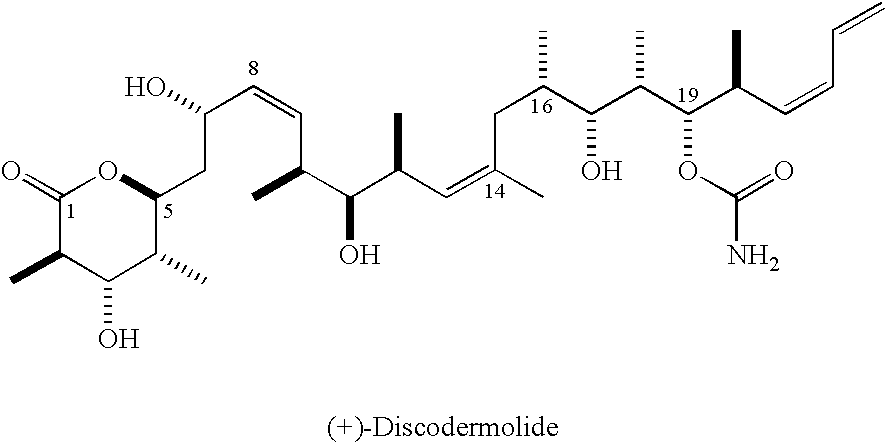 Intermediates for the synthesis of polypropionate antibiotics