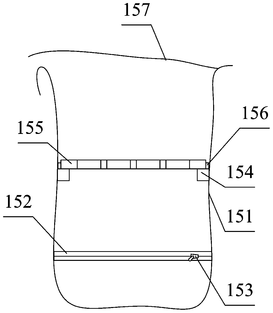 Clinical nursing trolley with good protective effect