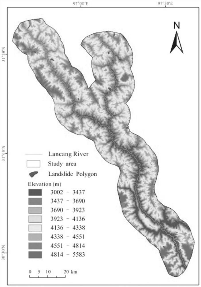 Landslide susceptibility evaluation method based on earth surface deformation and disaster-pregnant environment conditions